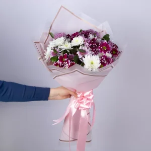 دسته گل هدیه گل داوودی